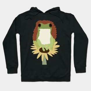 Frog on a flower Hoodie